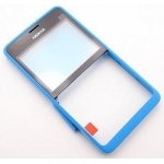02503B3 Cover anteriore Cyan Dual Sim per Nokia Asha 210