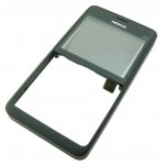 02503G9 Cover anteriore Nero per Nokia Asha 210