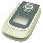 0250467 Guscio esterno parte flip con Vetrino nero per Nokia 2760