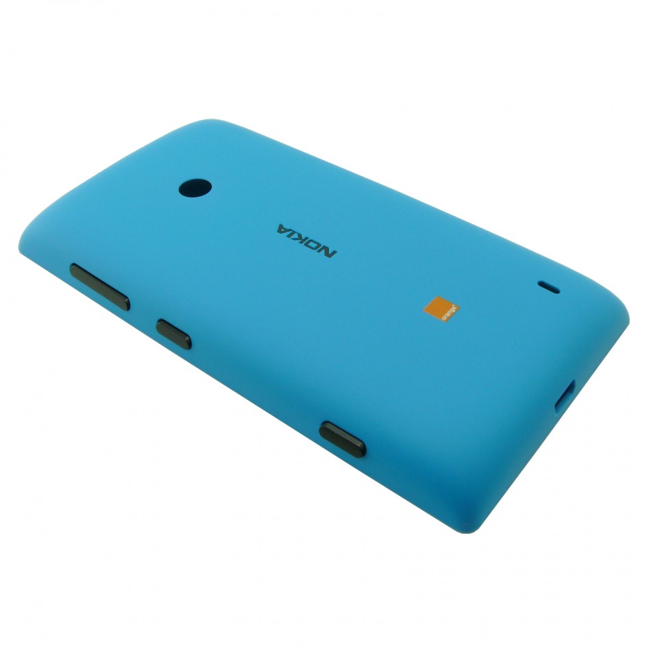CC-3068 Cover batteria Cyan con scritta orange CC-3068 Cover batteria Cyan con scritta orange