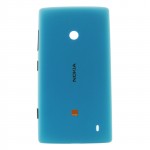 02504G4 CC-3068 Cover batteria Cyan con scritta orange