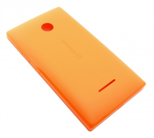 Cover posteriore Orange effetto lucido per Microsoft Lumia 435 e 532 Cover posteriore Orange effetto lucido per Microsoft Lumia 435 e 532