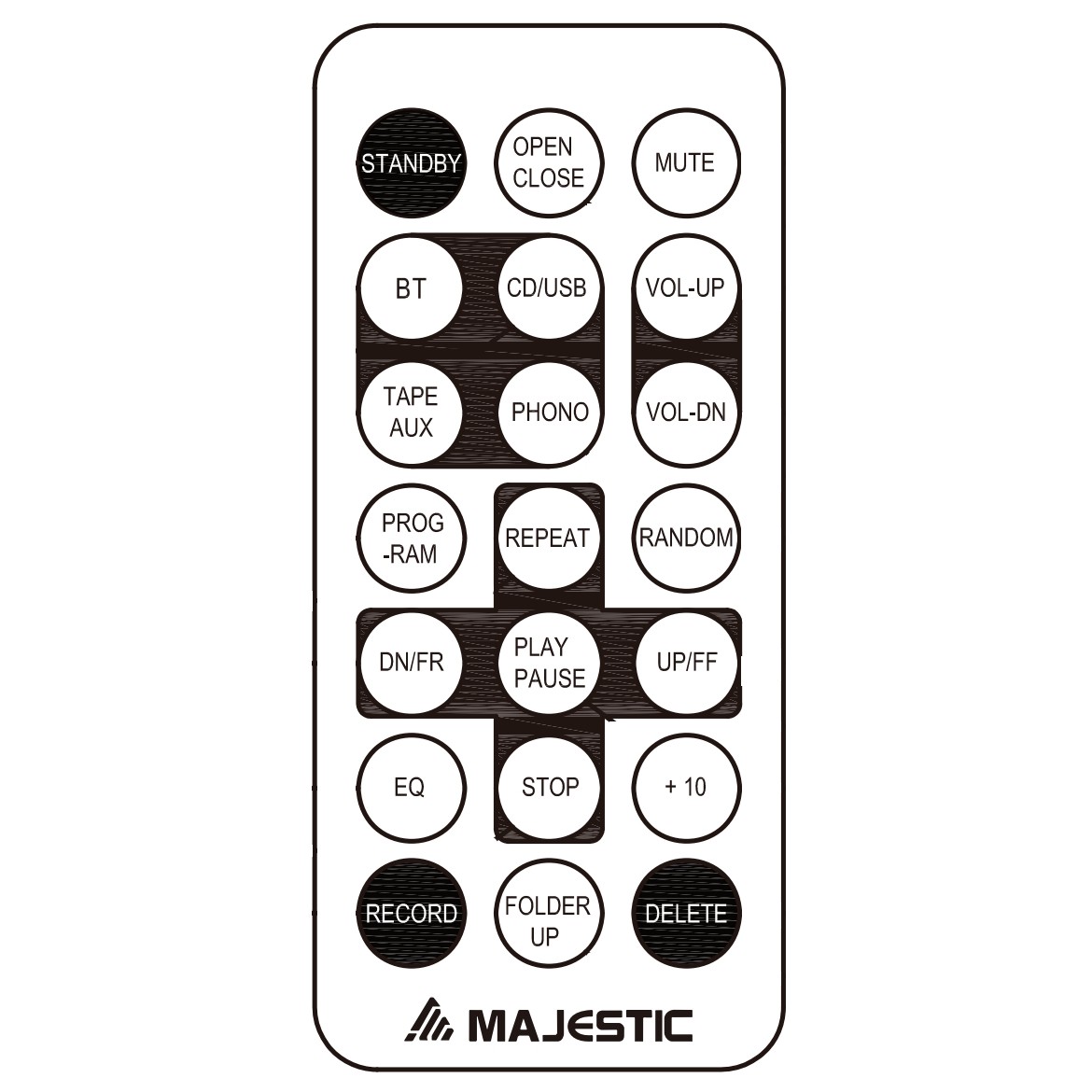 Telecomando per Giradischi