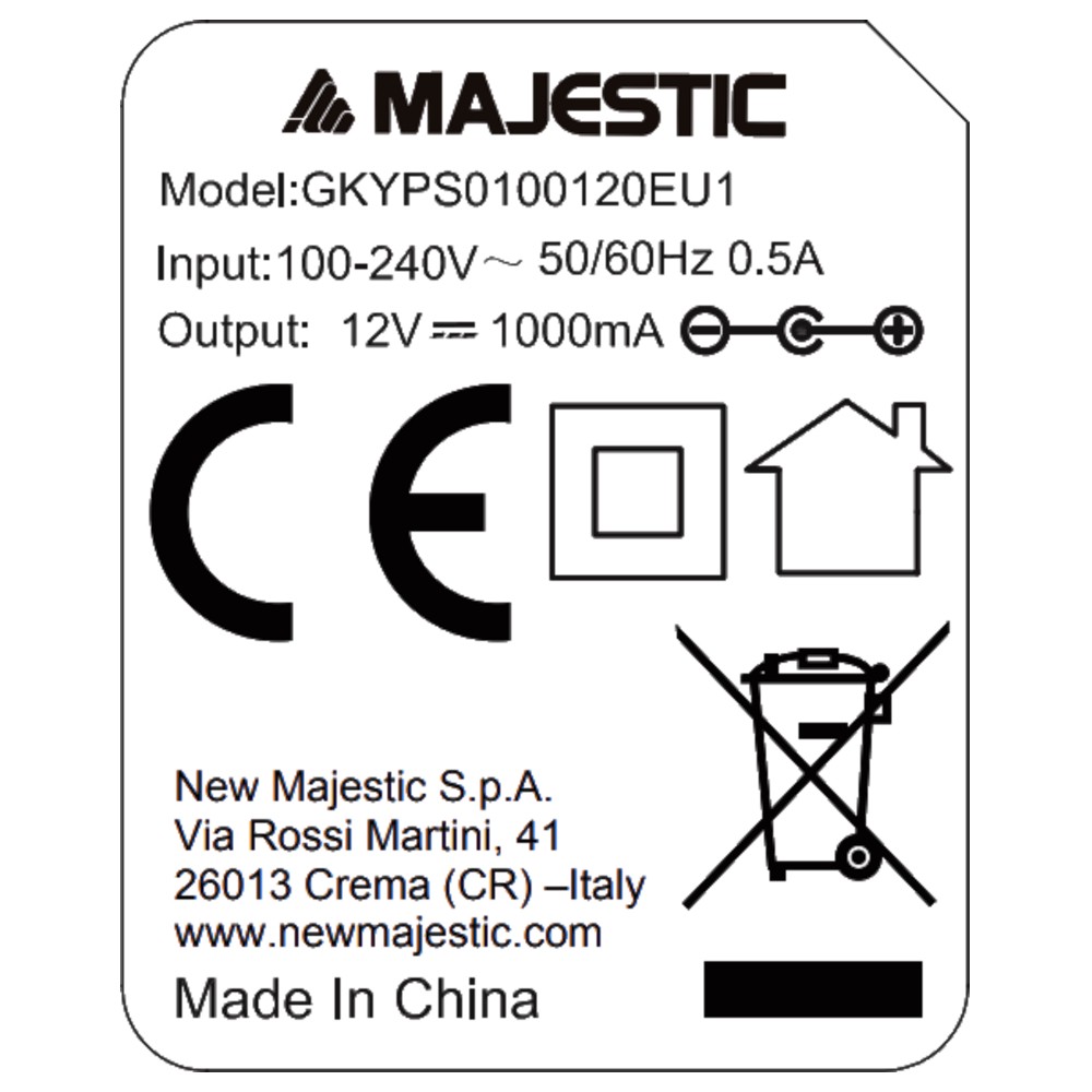 Alimentatore esterno GKYPS0100120EU1