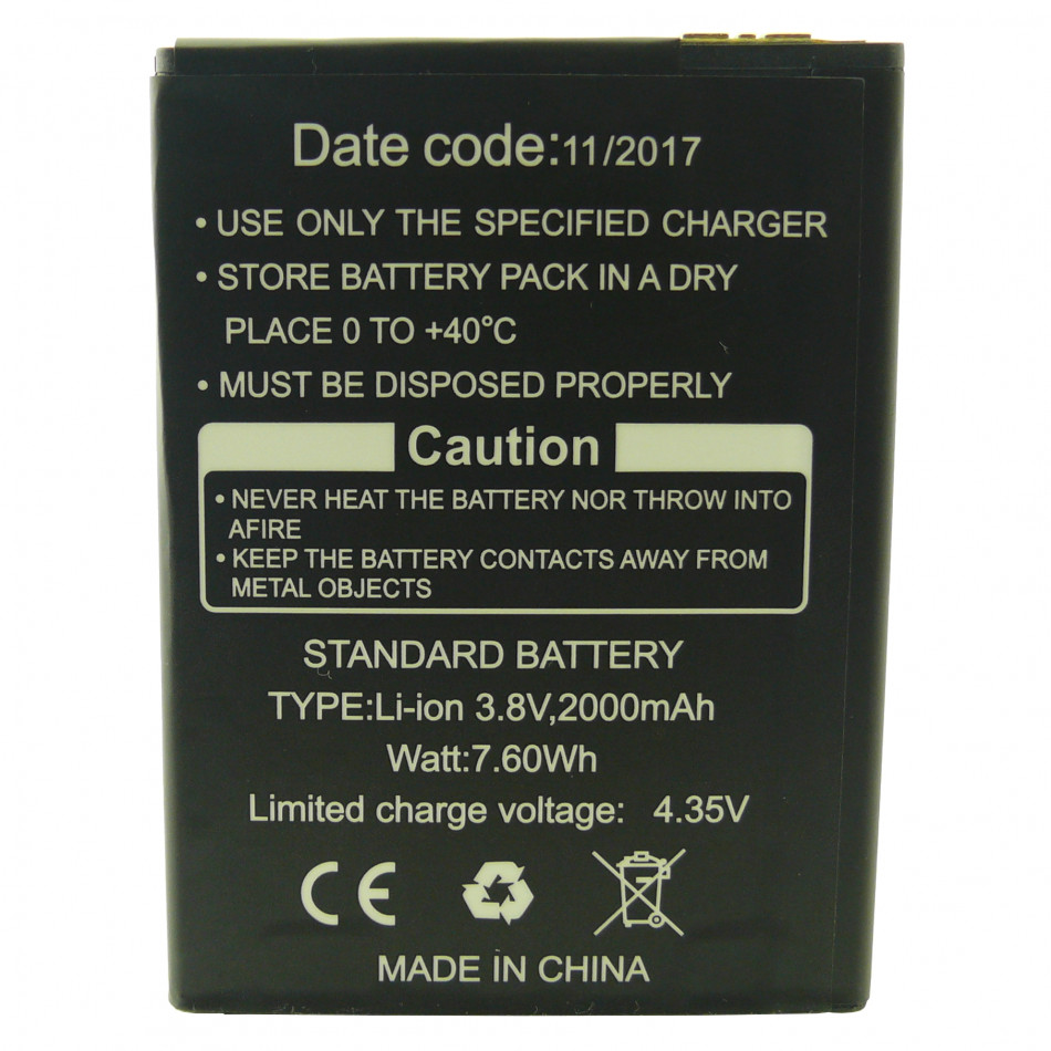 Batteria a litio 2000mAh bulk Batteria a litio 2000mAh bulk