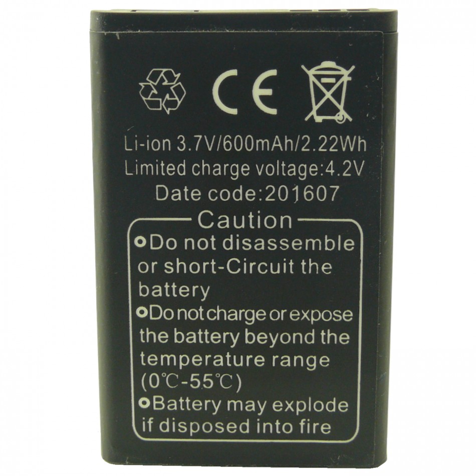 Batteria W2 a litio 600 mAh bulk Batteria W2 a litio 600 mAh bulk