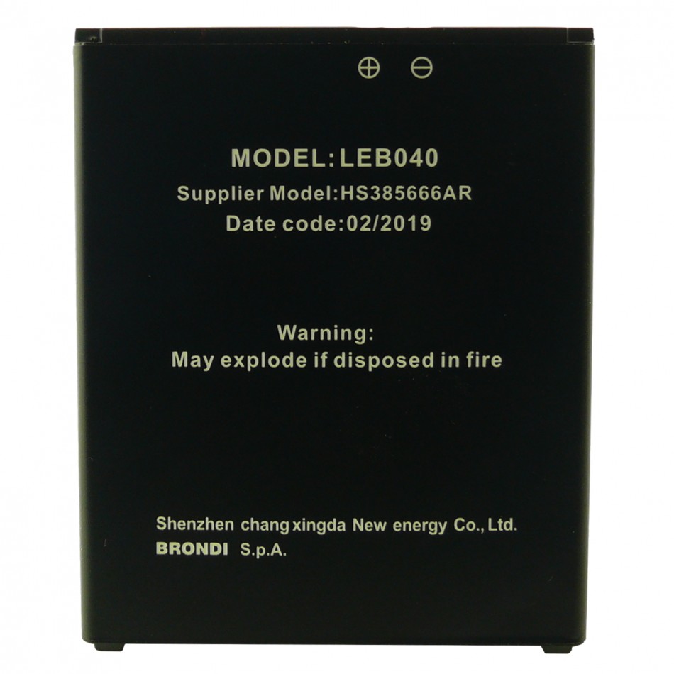 Batteria LEB040 a litio 2000 mAh bulk Batteria LEB040 a litio 2000 mAh bulk