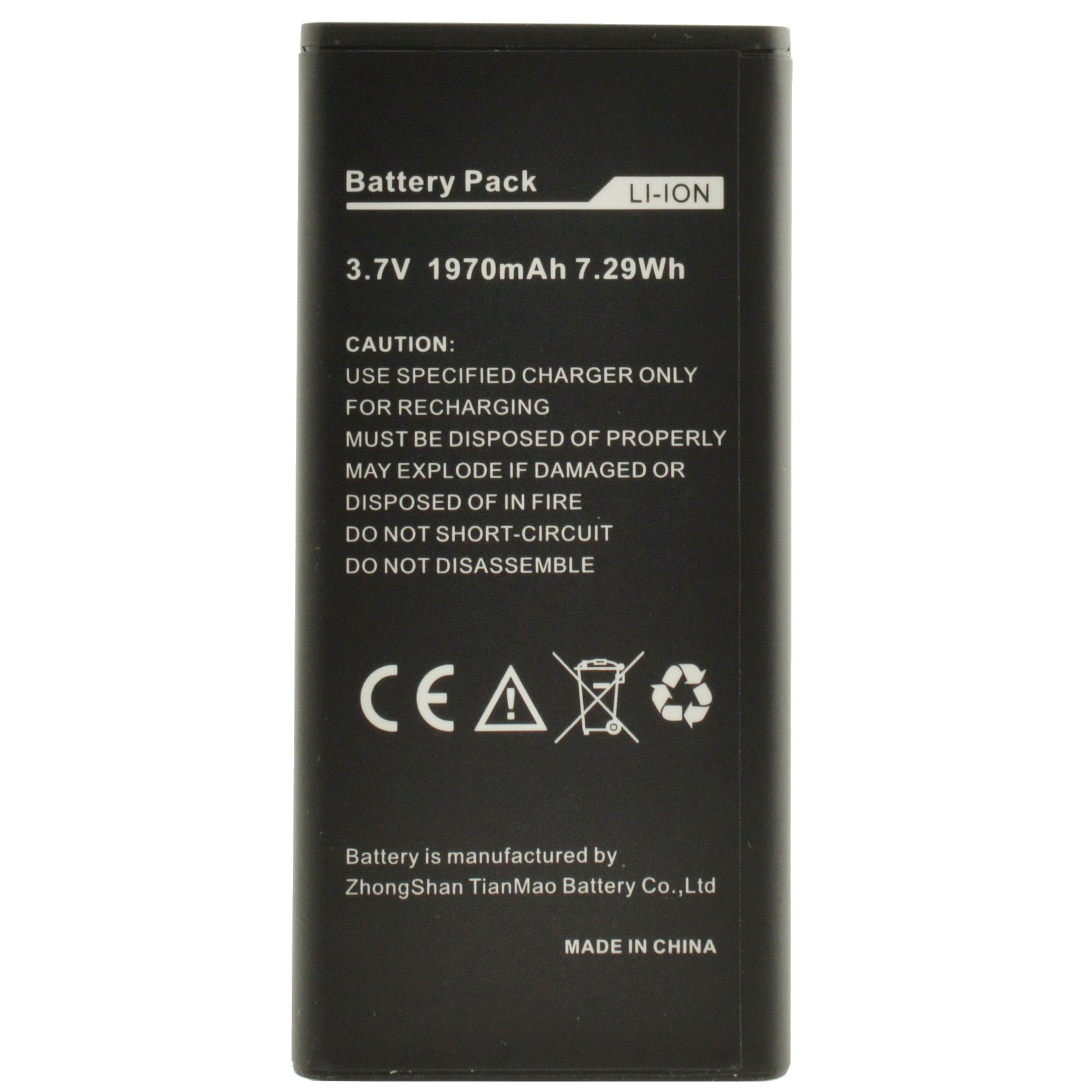 Batteria a litio da 1970 mAh bulk Batteria a litio da 1970 mAh bulk