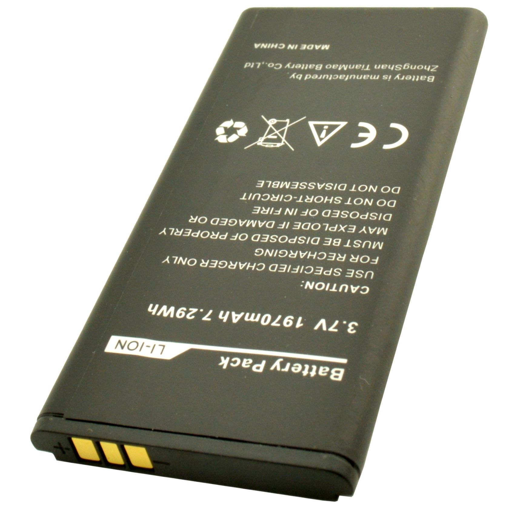 Batteria a litio da 1970 mAh bulk Batteria a litio da 1970 mAh bulk