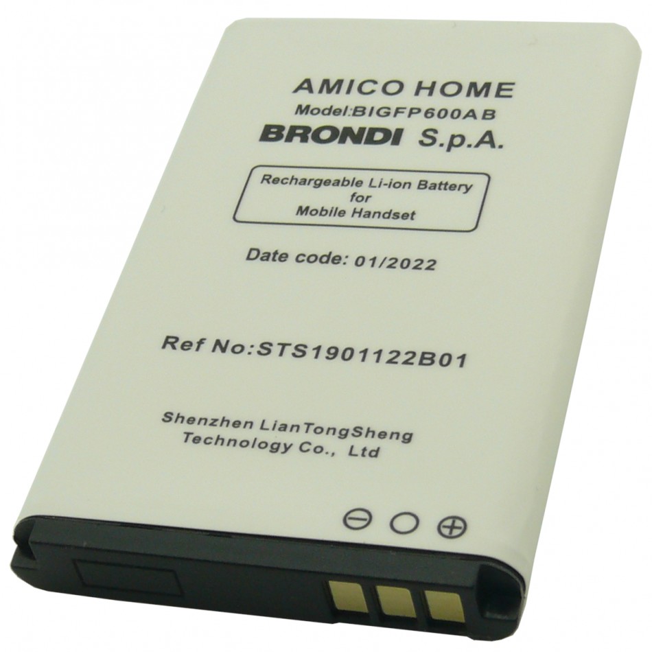 Batteria BL-5C-01 a litio 600mAh bulk Batteria BL-5C-01 a litio 600mAh bulk