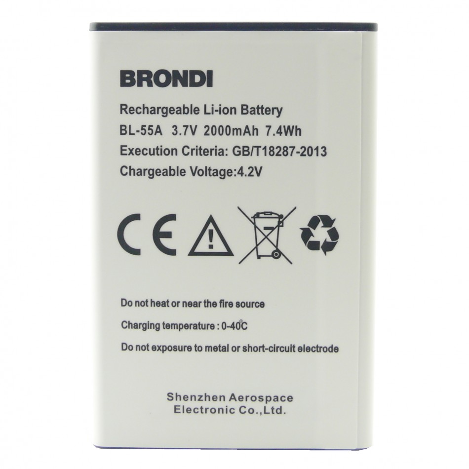 Batteria BL-55A a litio 2000mAh bulk Batteria BL-55A a litio 2000mAh bulk
