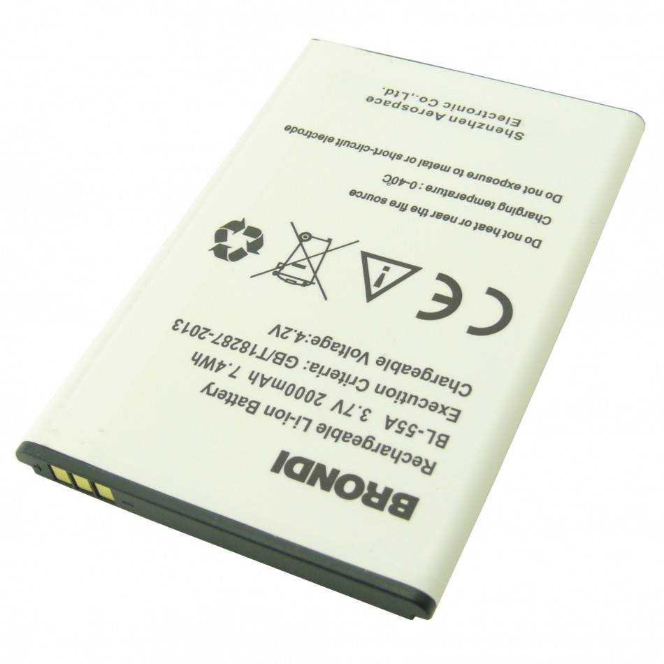 Batteria BL-55A a litio 2000mAh bulk Batteria BL-55A a litio 2000mAh bulk