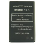 Batteria W3 a litio 800 mAh bulk
