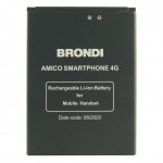 30002891 Batteria a litio 2200mAh bulk per Brondi Amico Smartphone 4G