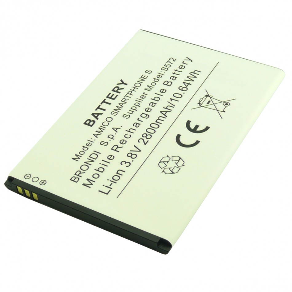 Batteria S572 a litio 2800mAh bulk Batteria S572 a litio 2800mAh bulk