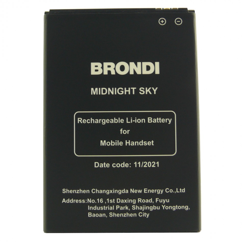 Brotect Pellicola In Vetro Ibrido Per Brondi Midnight Sky – AirGlass, Durezza 9H, Antigraffio, Made In Germany