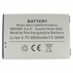 30002931 Batteria S602 a litio 2800mAh bulk per Brondi Amico Smartphone XL