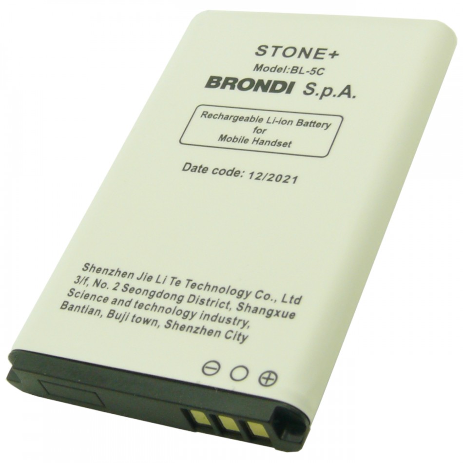 Batteria BL-5C a litio 800mAh bulk Batteria BL-5C a litio 800mAh bulk