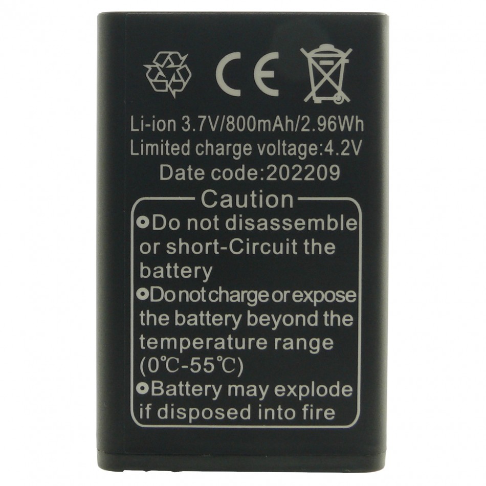 Batteria F6 a litio 800 mAh bulk Batteria F6 a litio 800 mAh bulk