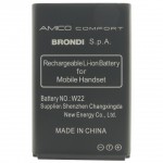 30002948 Batteria F6 a litio 800 mAh bulk per Brondi Amico Comfort