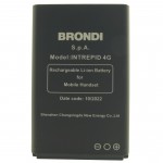 30002952 Batteria a litio 1000 mAh bulk per Brondi Intrepid 4G