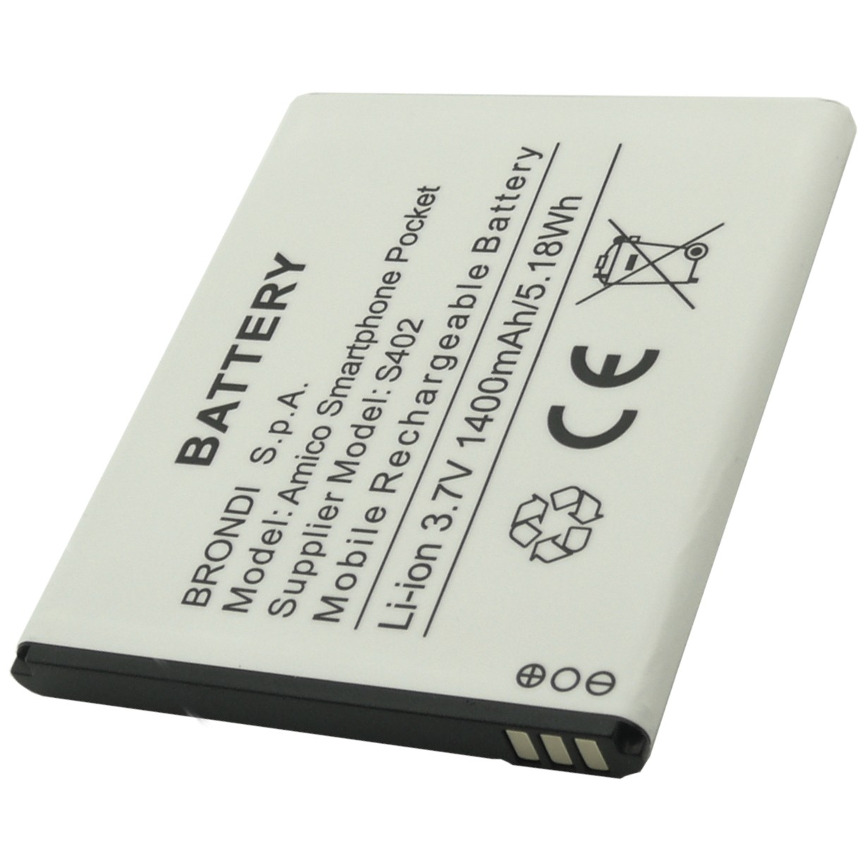 Batteria S402 a litio 1400mAh bulk Batteria S402 a litio 1400mAh bulk