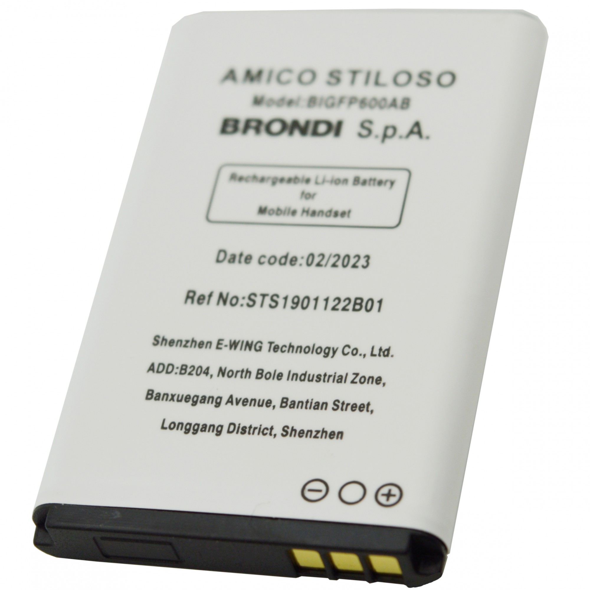 Batteria BL-5C a litio 600mAh bulk Batteria BL-5C a litio 600mAh bulk