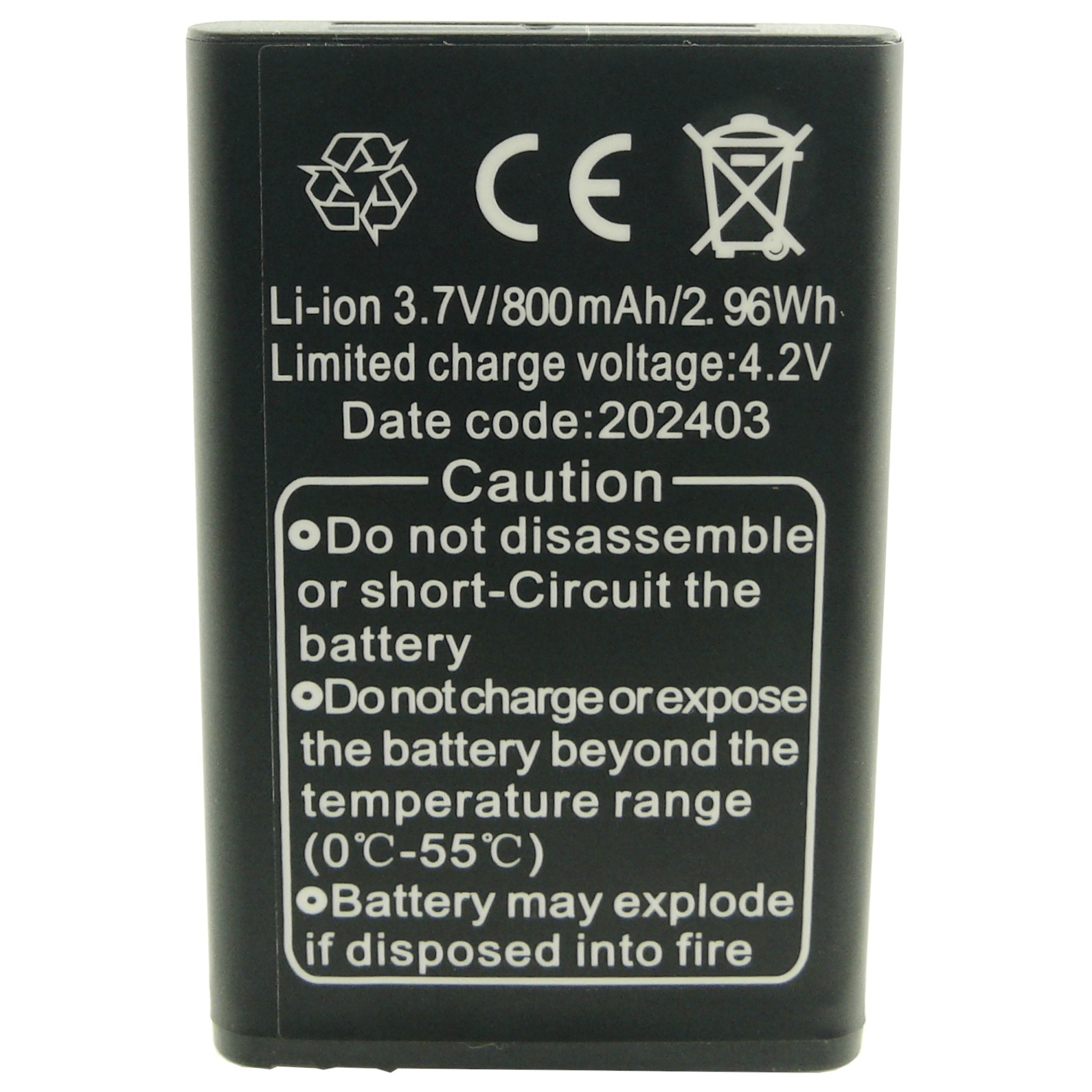 Batteria BRN800-5C a litio 800 mAh bulk Batteria BRN800-5C a litio 800 mAh bulk