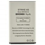 30002984 Batteria BL-5C a litio 1000 mAh bulk per Brondi Strike 4G