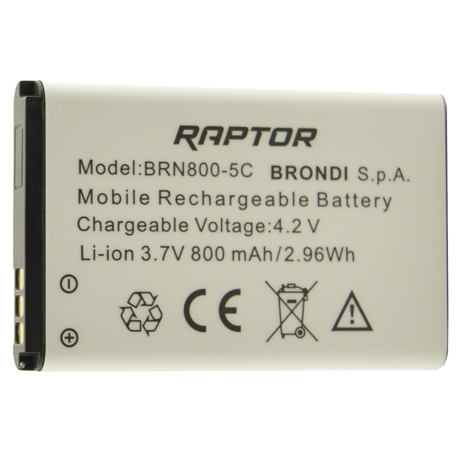 Batteria BRN800-5C a litio 800mAh bulk Batteria BRN800-5C a litio 800mAh bulk