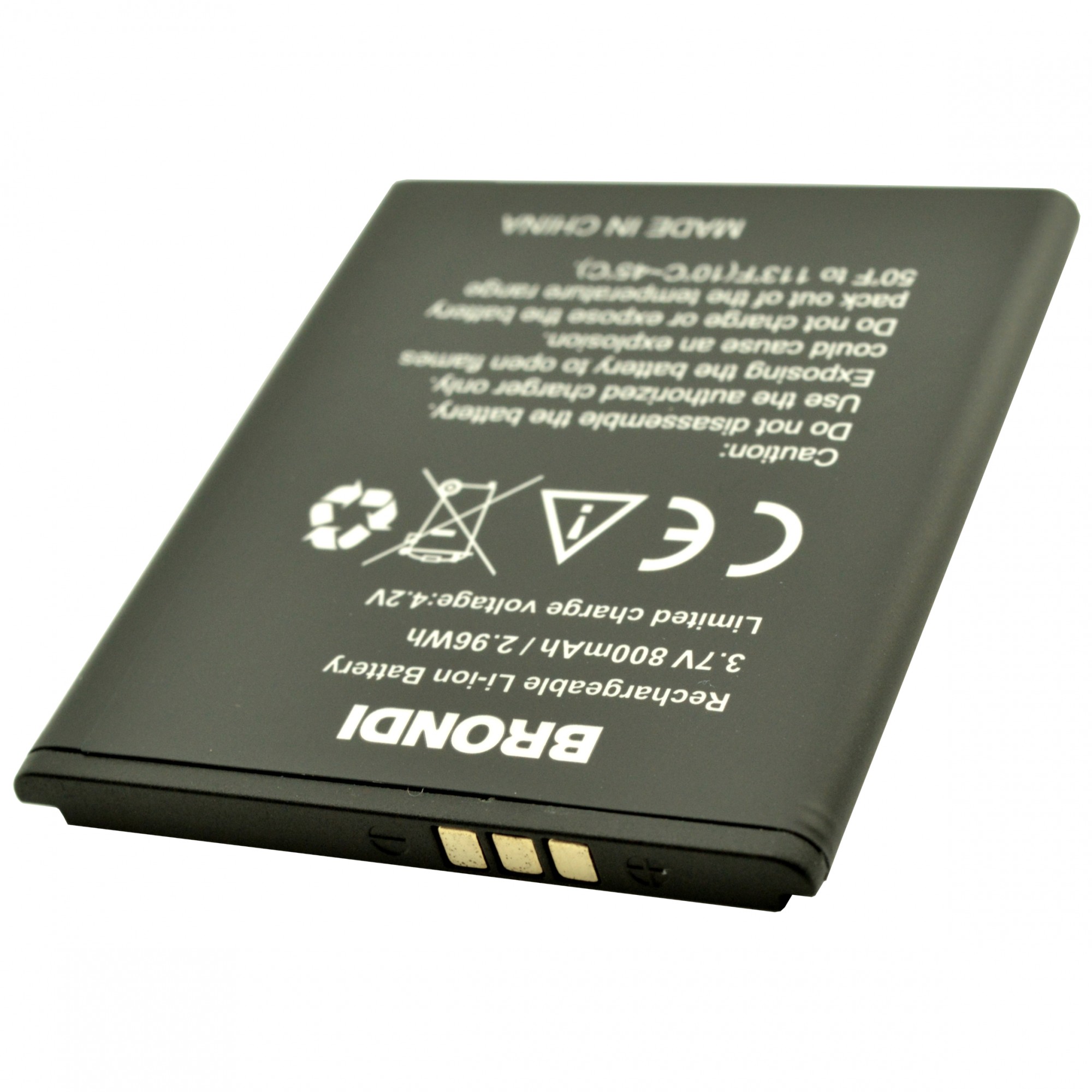 Batteria BRN800-S01 a litio 800 mAh bulk Batteria BRN800-S01 a litio 800 mAh bulk