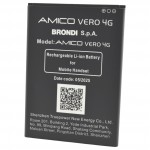 30003009 Batteria S572P a litio 2800mAh bulk per Brondi Amico Vero 4G