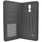 Custodia in pella nera magnetica