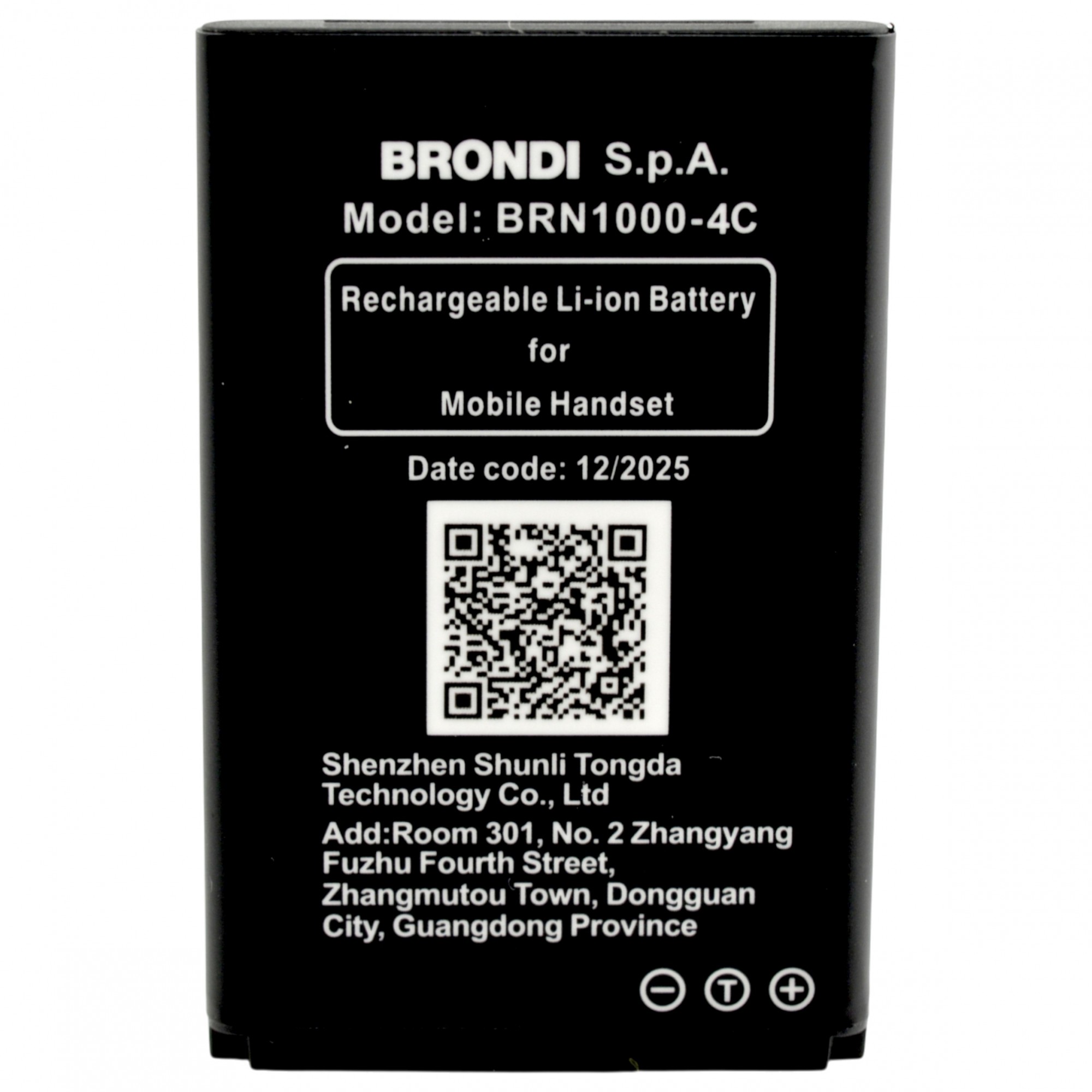 Batteria BRN1000-4C a litio 1000 mAh bulk