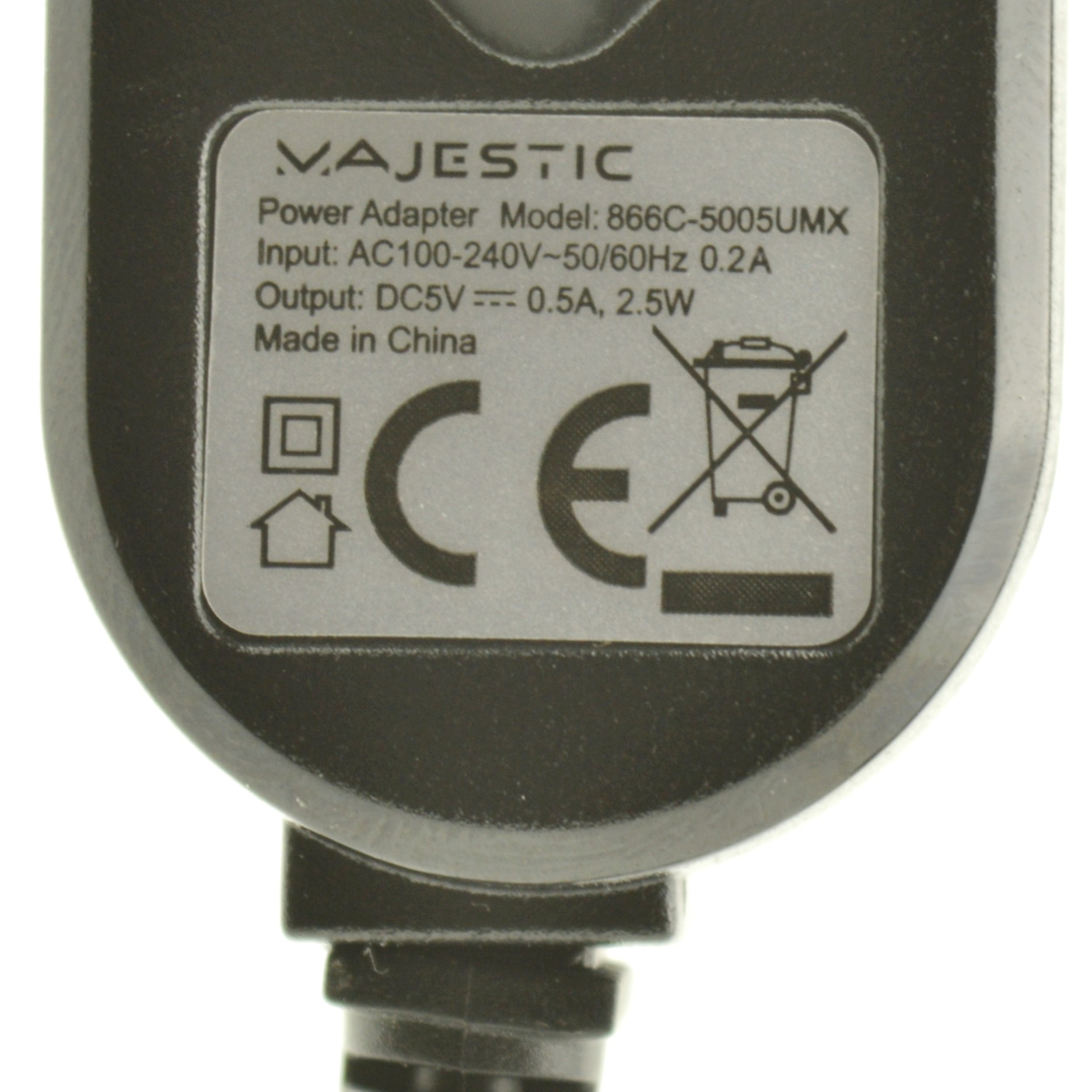 Alimentatore 866C-5005UMX di rete da 2A Alimentatore 866C-5005UMX di rete da 2A