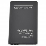 300142505 Batteria BTT a litio 1000 mAh bulk per Majestic TLF-SILENO 42 FLIP