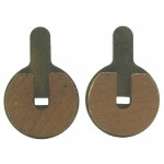 655413138 Pastiglie freno posteriore 2 pezzi