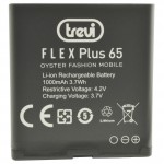 82694 Batteria a litio 1000mAh bulk per Trevi FLEX PLUS 65