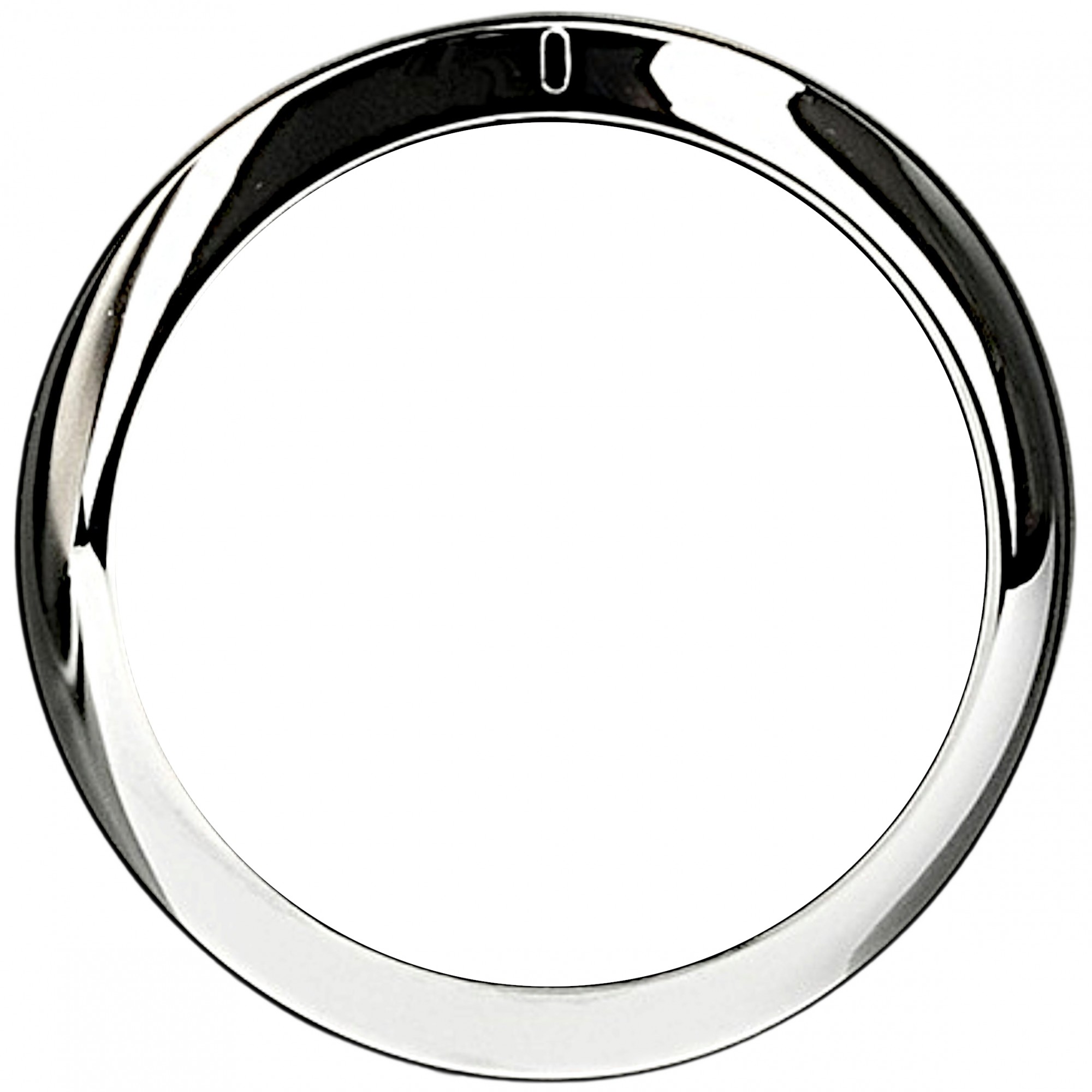 Anello cromato manopola