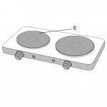 85238 Piastra piccola per G3FERRARI G10122 CALDÒS