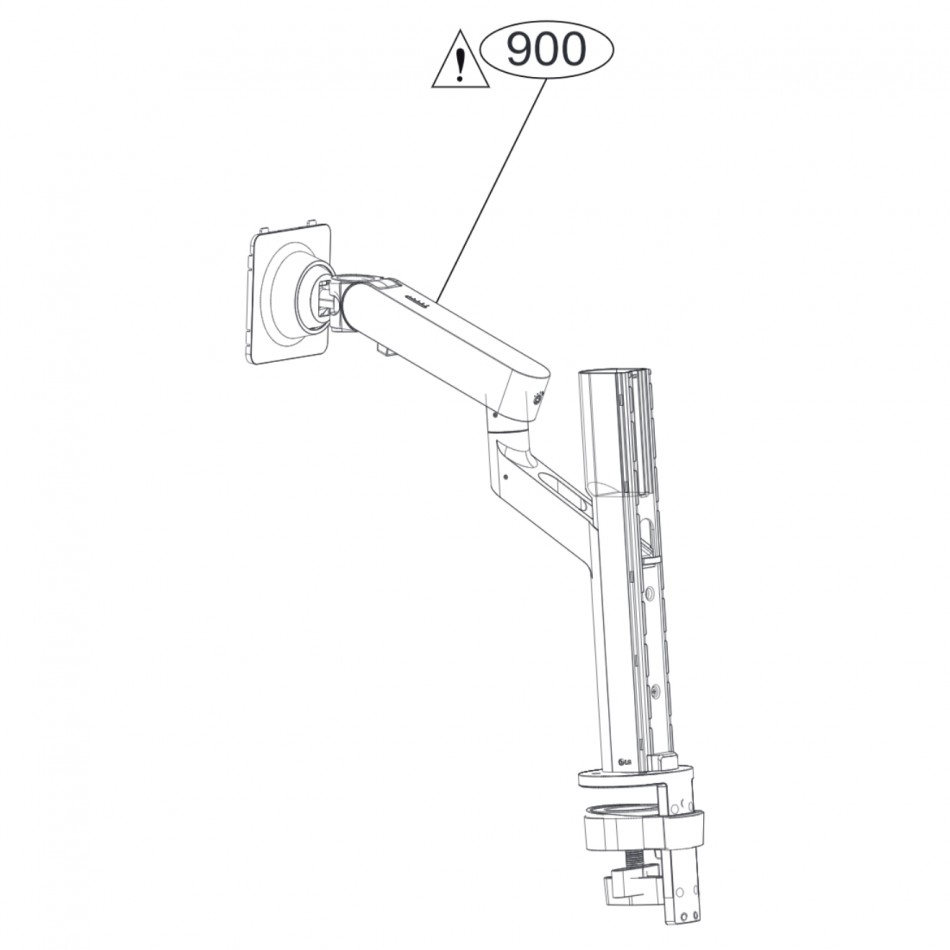 Stand Ergo LG Pos.900 Stand Ergo LG Pos.900