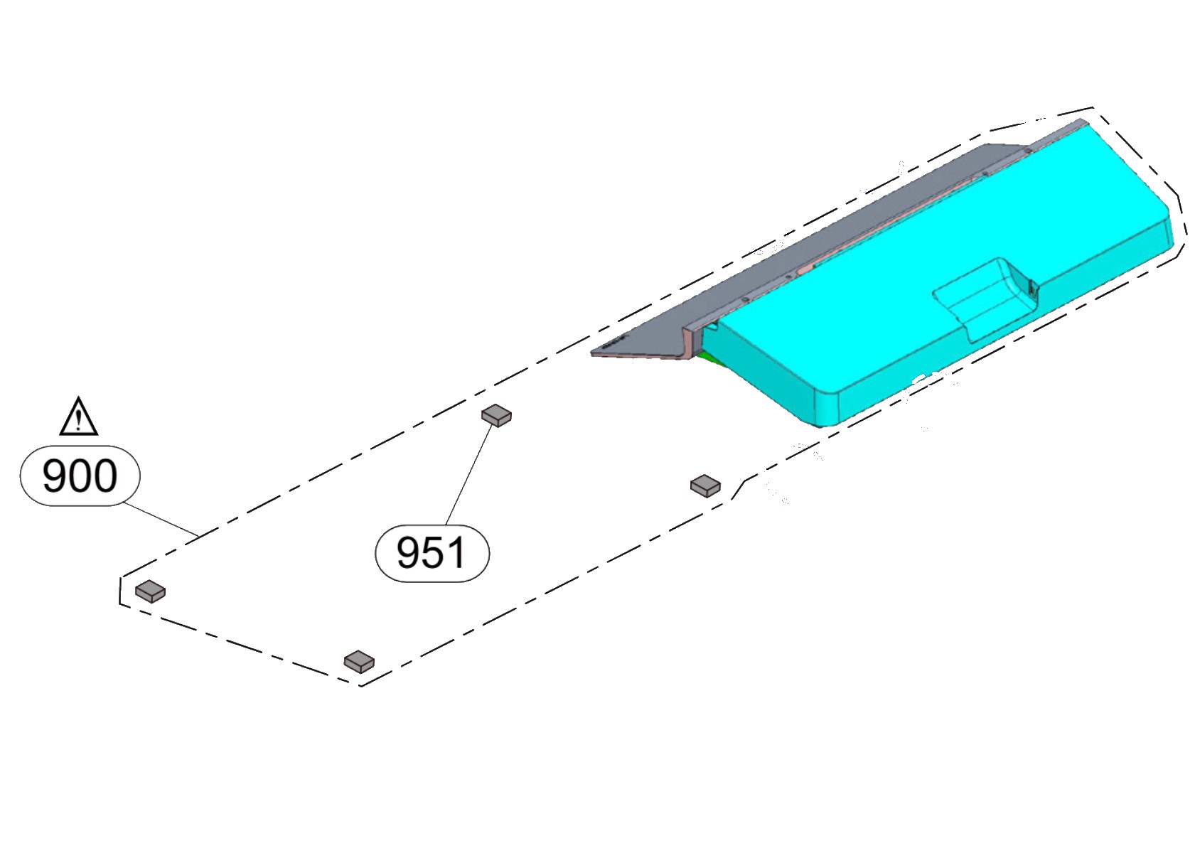 Base Assembly pos. 900