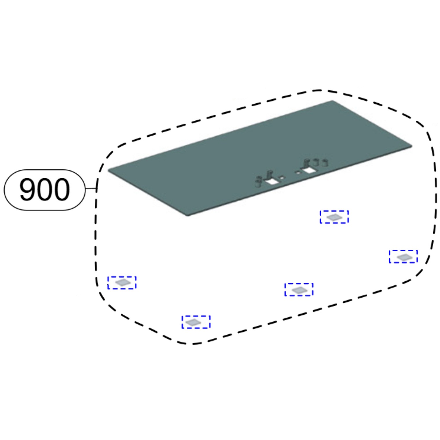 Base Assembly pos. 900