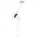 AAN76409902 Base Assembly pos. 900 white