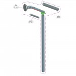 ABA30010602 Bracket Assembly,Stand pos. 910