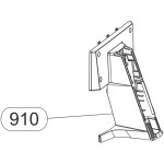 ABA30019516 Bracket Assembly,Stand pos. 910