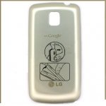 ACQ85319903 Cover batteria bianco per LG Mobile LG-P500 Optimus One
