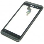 ACQ85371101 Front Cover + Touchscreen (Black) per LG Mobile LG-P920 Optimus 3D