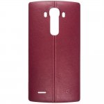 Cover batteria in pelle colore rosso rubino CPR-110