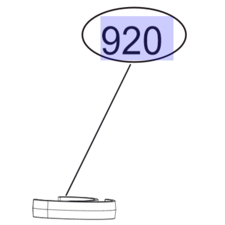 Supporto per gestione fili-cavi pos.920 Supporto per gestione fili-cavi pos.920
